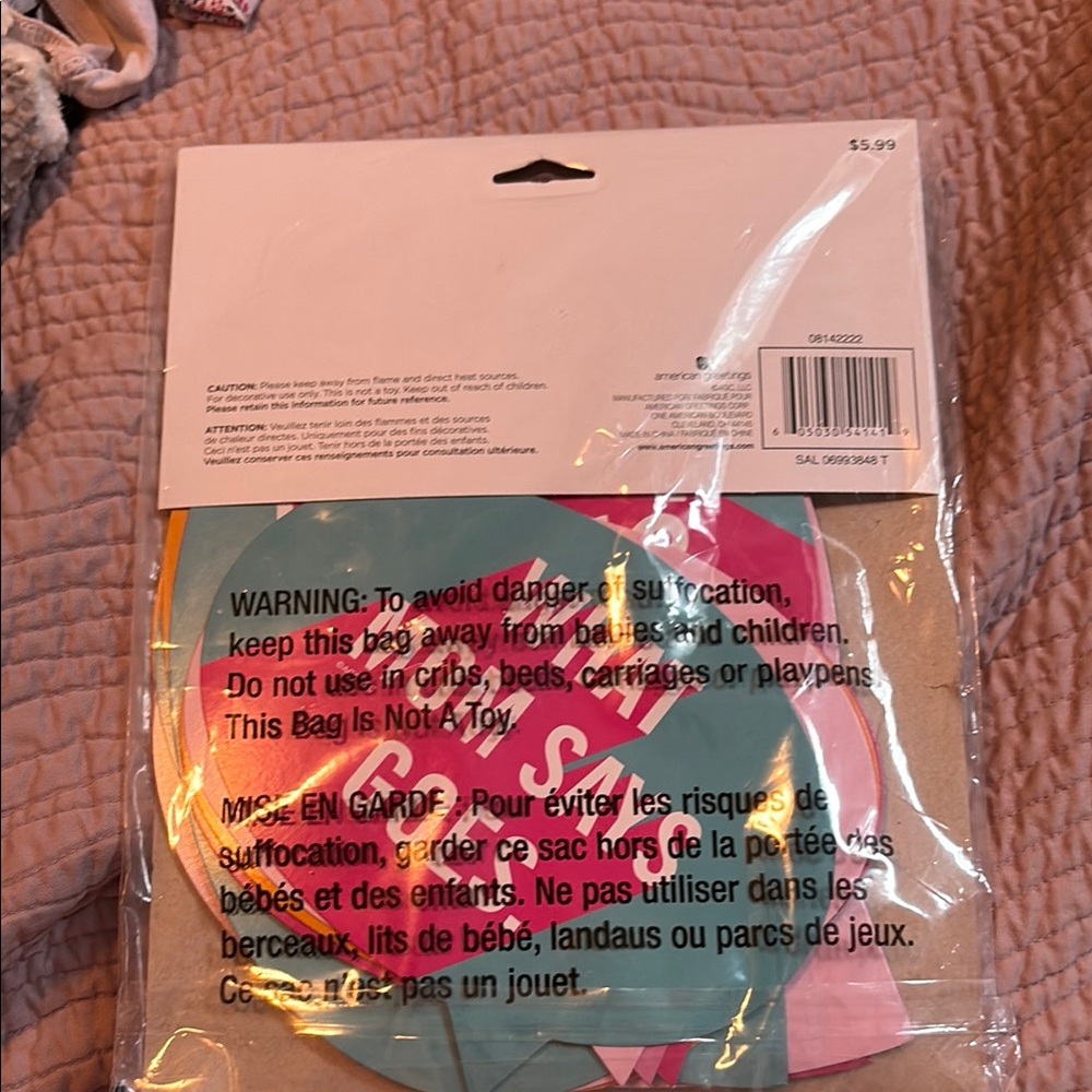 American Greetings Pink and Orange Photo Props - Picture 2 of 2